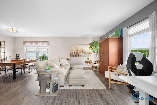 819 Wood Sorrel Ln, Perrysburg, OH 43551 - living area with wood finished floors