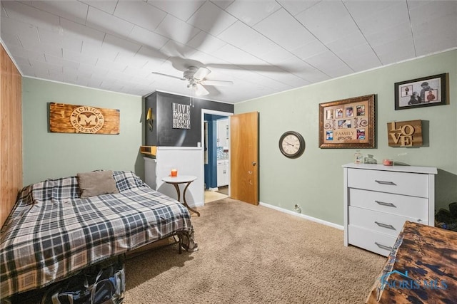 19330 N Dixie Hwy, Bowling Green, OH 43402 - bedroom featuring carpet flooring and a ceiling fan