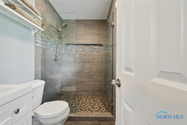 3480 Circle Dr, Delta, OH 43515 - full bath with toilet, a tile shower, and vanity