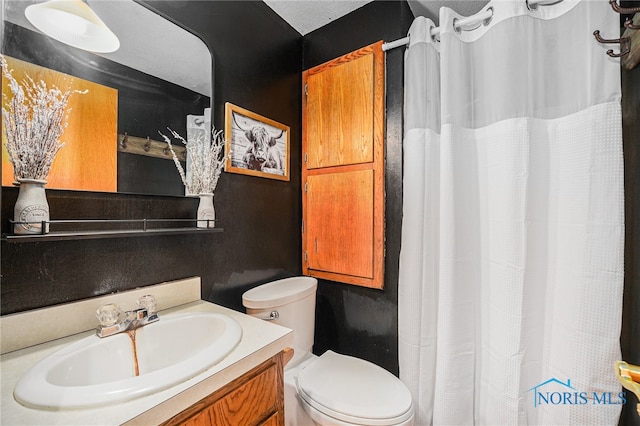 22227 US Highway 20a, West Unity, OH 43570 - bathroom with vanity and curtained shower