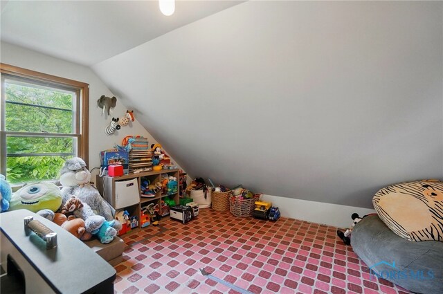 314 E 2nd St, Perrysburg, OH 43551 - recreation room with lofted ceiling