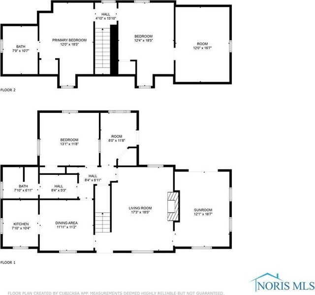 314 E 2nd St, Perrysburg, OH 43551 - room layout