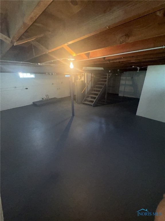 642 Brookley Blvd, Toledo, OH 43607 - unfinished basement featuring stairs