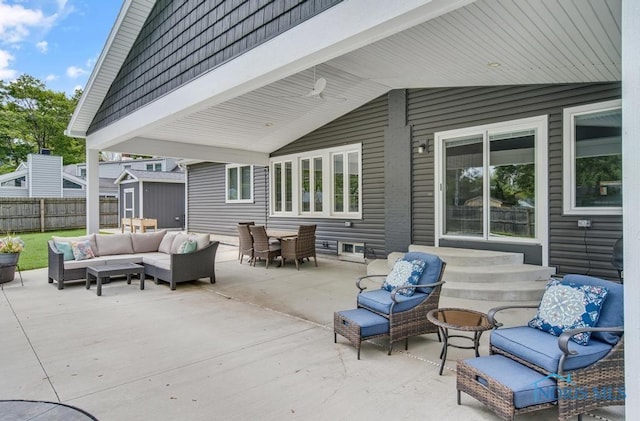 2714 W Rockridge Cir, Toledo, OH 43606 - view of patio / terrace with an outdoor hangout area
