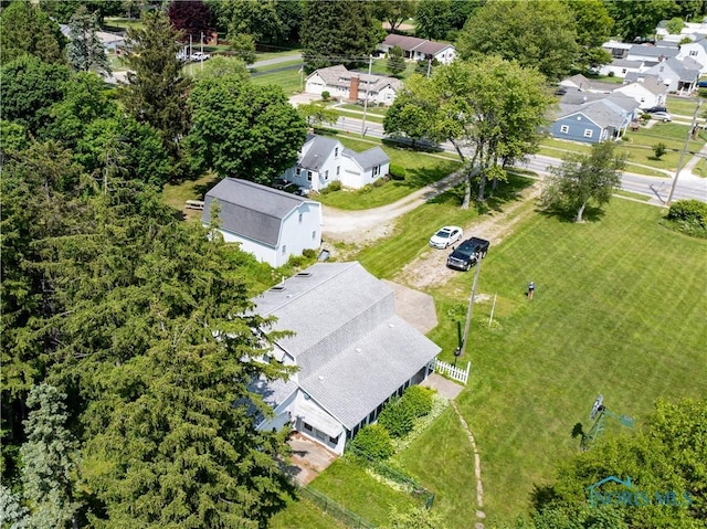 555 Race St, Clyde, OH 43410 - aerial perspective of suburban area