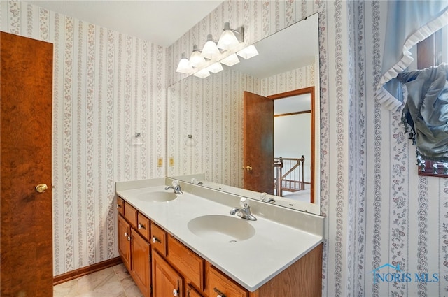 4820 Olde Meadow Ln, Sylvania, OH 43560 - bathroom featuring double vanity