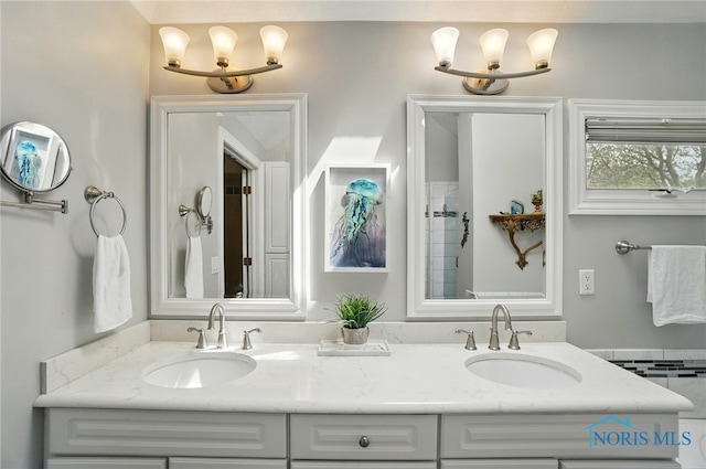 8420 Willow Glen Ct, Holland, OH 43528 - bathroom with double vanity