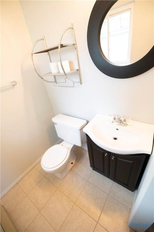1621 Acorn Dr, Toledo, OH 43615 - half bath featuring vanity and tile patterned floors