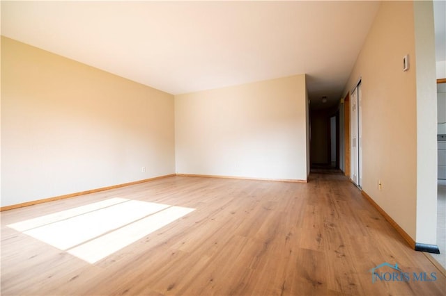 1621 Acorn Dr, Toledo, OH 43615 - unfurnished room featuring light wood-style flooring and baseboards