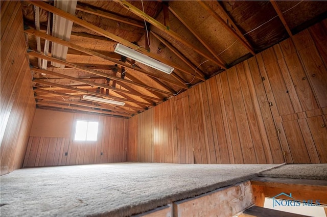 1621 Acorn Dr, Toledo, OH 43615 - misc room featuring wooden walls