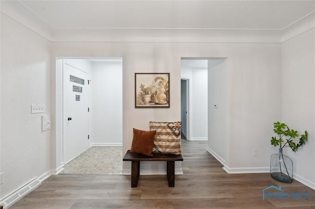 4801 Estero Pl, Toledo, OH 43623 - corridor featuring wood finished floors and baseboards