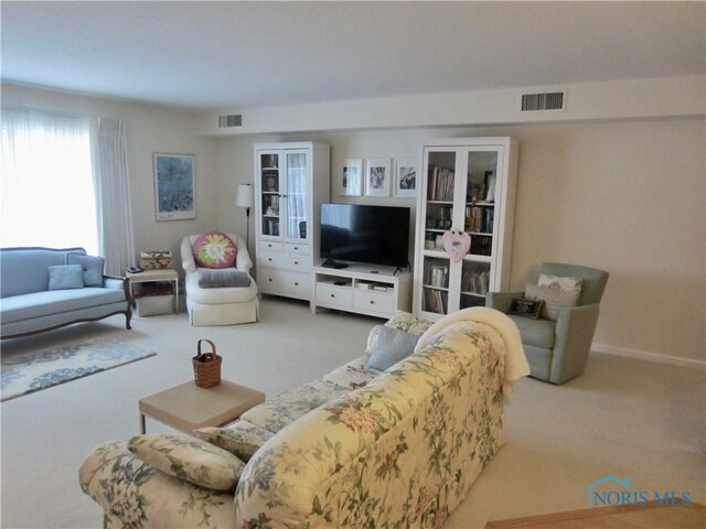 4343 W Bancroft St Unit 2D, Toledo, OH 43615 - living room with carpet floors