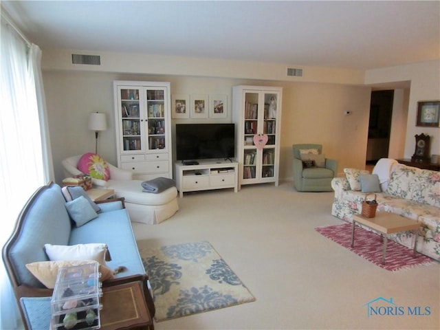 4343 W Bancroft St Unit 2D, Toledo, OH 43615 - carpeted living room with healthy amount of natural light