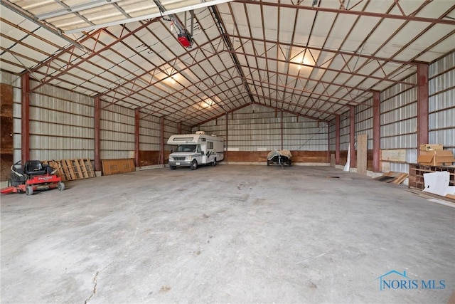 15819 County Road D, Wauseon, OH 43567 - garage with metal wall