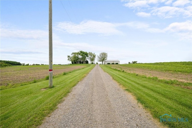 15819 County Road D, Wauseon, OH 43567 - view of dirt / gravel driveway with a rural view
