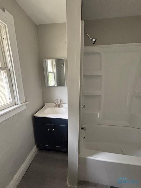 3239 Cherry St, Toledo, OH 43608 - bathroom with vanity and  shower combination