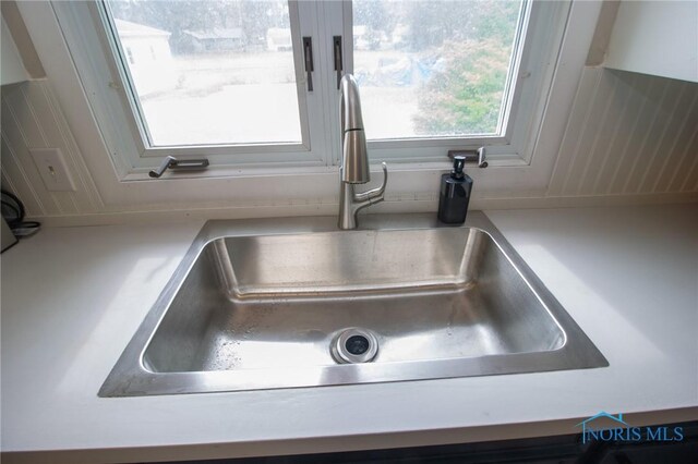 1133 Cuba St, Toledo, OH 43615 - kitchen view of a sink and light countertops