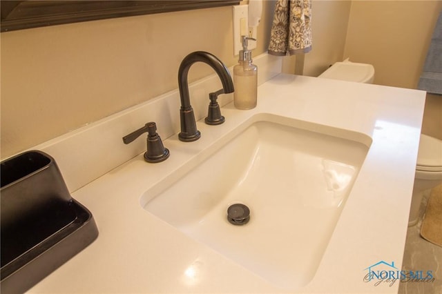 1133 Cuba St, Toledo, OH 43615 - bathroom view of toilet and a sink