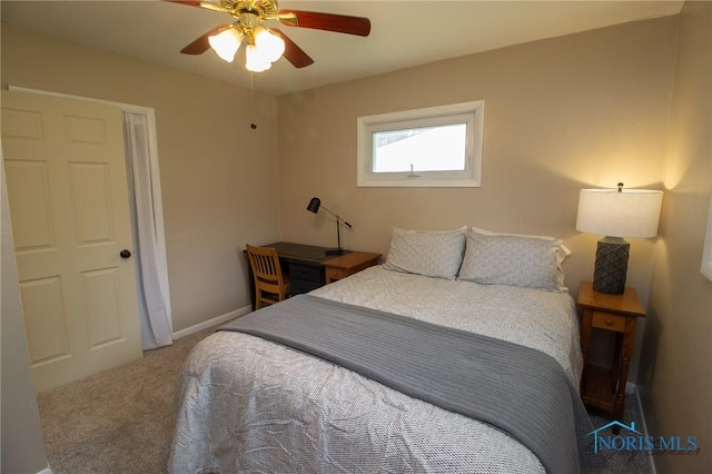 1133 Cuba St, Toledo, OH 43615 - carpeted bedroom with a ceiling fan
