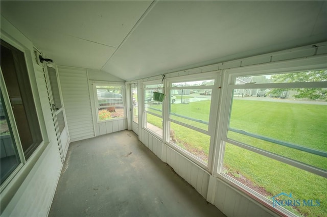 327 Klingler Rd, Paulding, OH 45879 - unfurnished sunroom with lofted ceiling