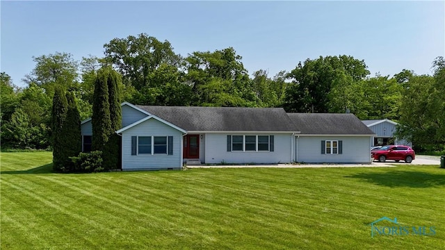 13926 Rd 154, Paulding, OH 45879 - ranch-style home featuring a front lawn