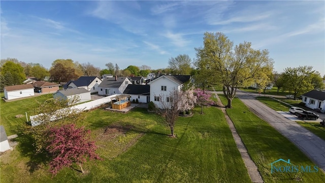 313 E Lynn St, Edgerton, OH 43517 - aerial perspective of suburban area