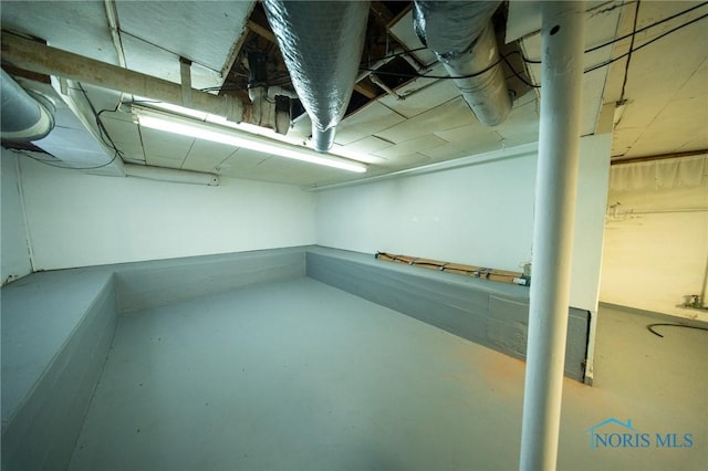 313 E Lynn St, Edgerton, OH 43517 - view of unfinished basement