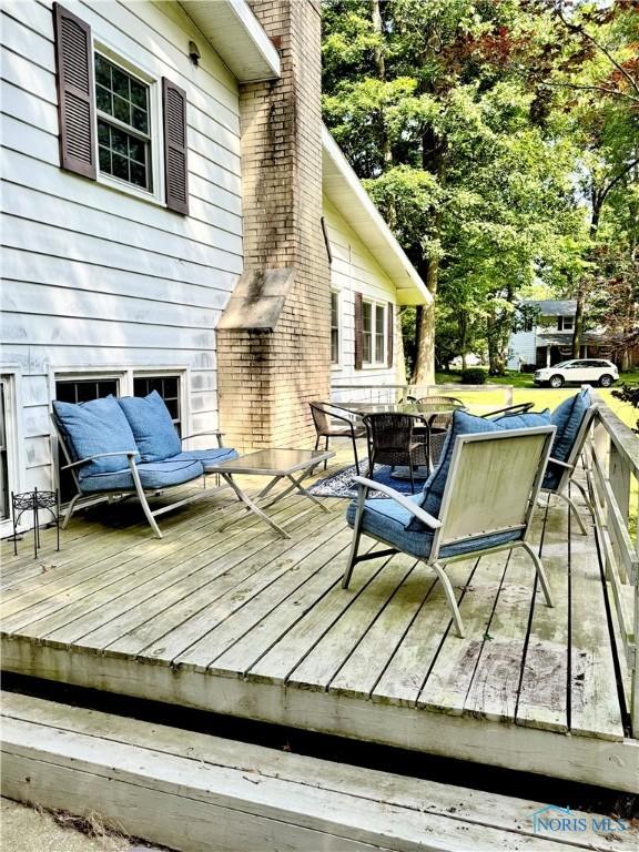 309 Koerber Dr, Defiance, OH 43512 - deck with outdoor dining area
