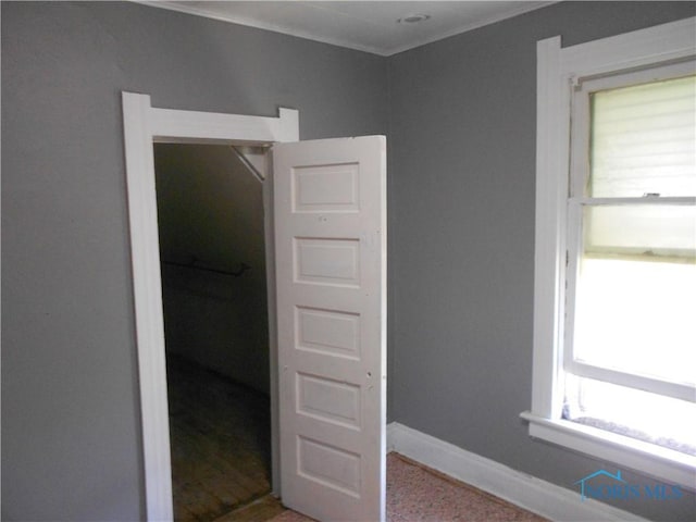 2815 Mulberry St, Toledo, OH 43608 - empty room with baseboards and crown molding