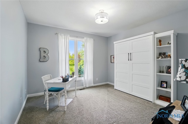 16187 Sugar Maple Ct, Findlay, OH 45840 - carpeted home office featuring baseboards