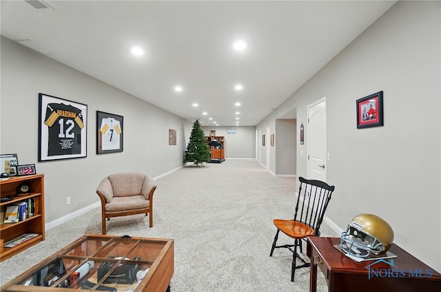 16187 Sugar Maple Ct, Findlay, OH 45840 - carpeted living room with recessed lighting and baseboards