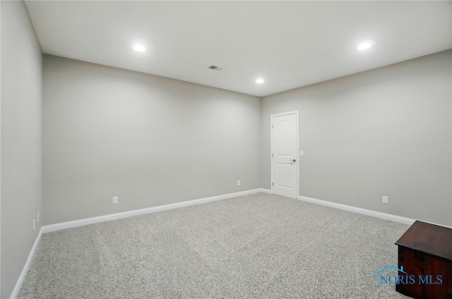 16187 Sugar Maple Ct, Findlay, OH 45840 - unfurnished room with carpet, recessed lighting, and baseboards