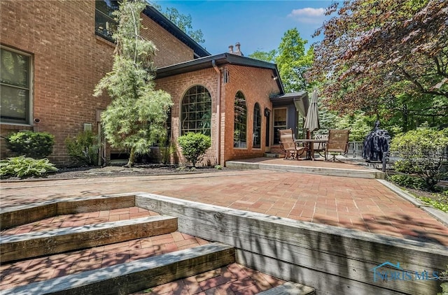 25840 W River Rd, Perrysburg, OH 43551 - view of patio / terrace featuring outdoor dining space