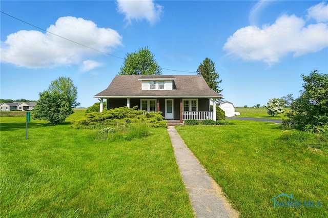 15402 Steen Rd, Portage, OH 43451 - bungalow featuring covered porch and a front lawn