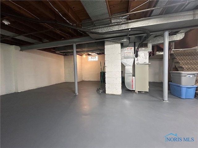 3030 Colby Dr, Toledo, OH 43614 - basement with heating unit