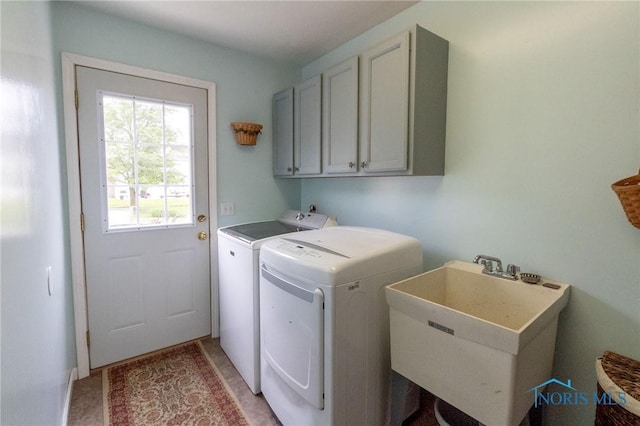 7663 Cortland Ct, Holland, OH 43528 - washroom with independent washer and dryer and cabinet space