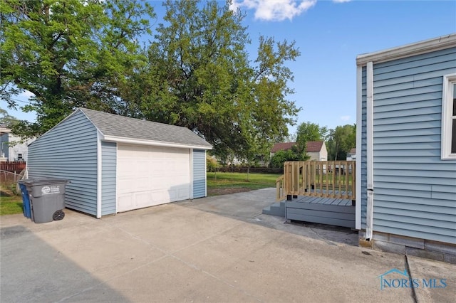 1006 Brookley Blvd, Toledo, OH 43607 - view of detached garage