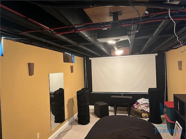 8828 Cedar Bend Rd, Sylvania, OH 43560 - view of carpeted cinema room