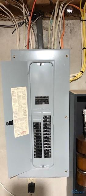 415 W Jamestown Ave, Tiffin, OH 44883 - utility room with electric panel