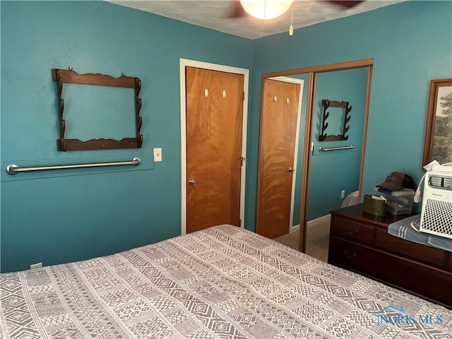 V-437 State Route 108, Napoleon, OH 43545 - bedroom featuring a closet and ceiling fan