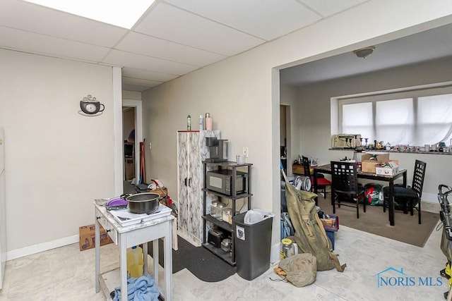 815 Dunwood Ct, Toledo, OH 43609 - home office featuring a drop ceiling