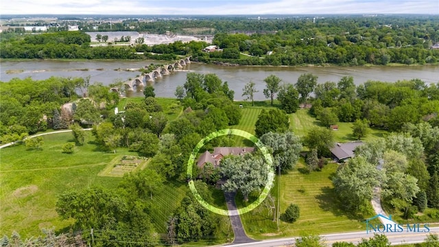 16890 W River Rd, Bowling Green, OH 43402 - aerial view of a nearby body of water