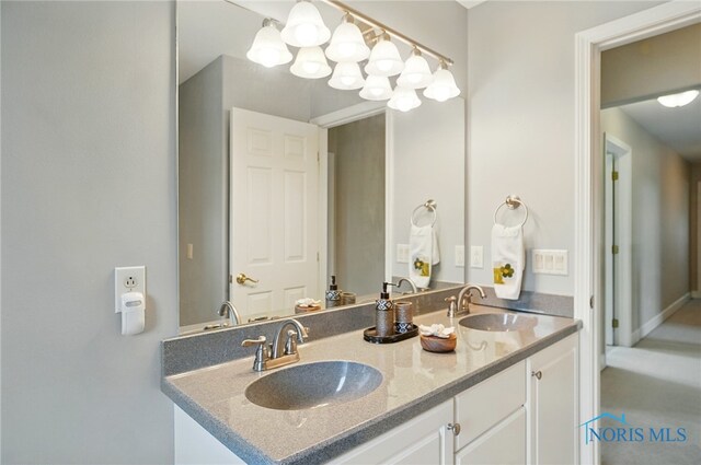 7433 Valhalla Dr, Maumee, OH 43537 - bathroom featuring double vanity