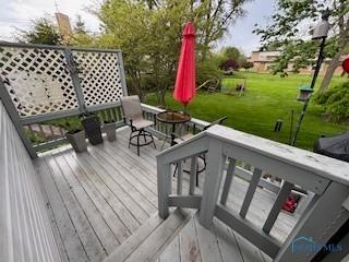 443 E 4th St, Ottawa, OH 45875 - deck featuring a yard