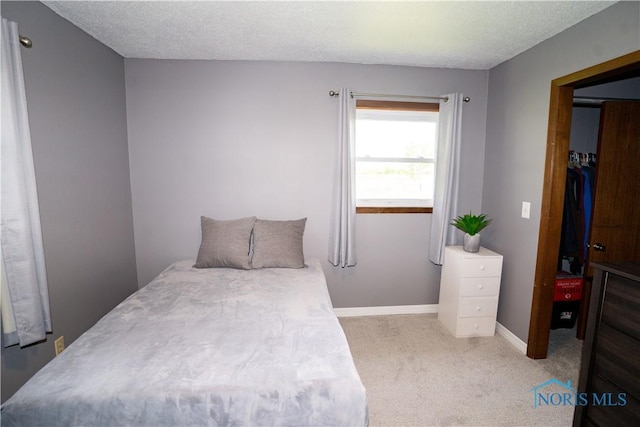 15480 State Route 18, Holgate, OH 43527 - bedroom featuring carpet floors, baseboards, and a textured ceiling