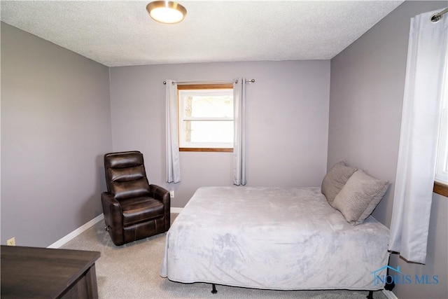15480 State Route 18, Holgate, OH 43527 - bedroom with carpet, baseboards, and a textured ceiling