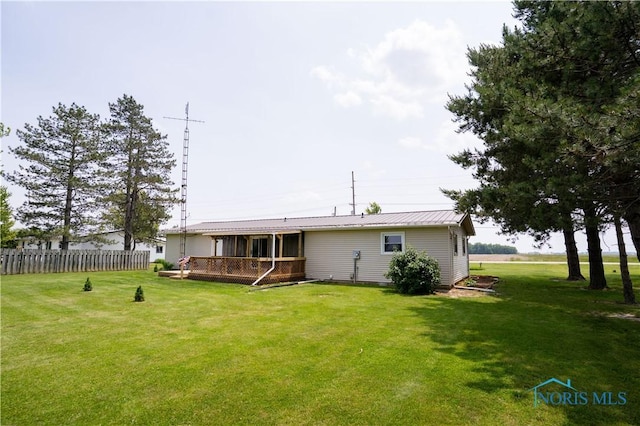 15480 State Route 18, Holgate, OH 43527 - rear view of property featuring metal roof