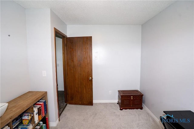 15480 State Route 18, Holgate, OH 43527 - misc room with carpet, baseboards, and a textured ceiling