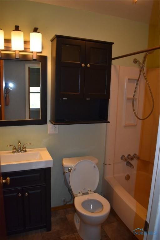 38 N Melody Ln, Waterville, OH 43566 - bathroom with vanity,  shower combination, and toilet