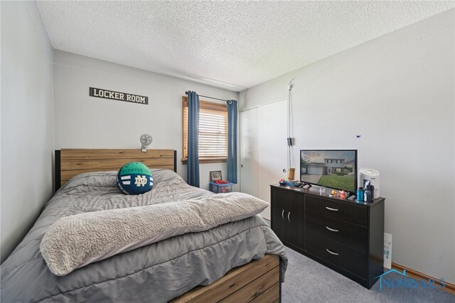 2546 Redfox Dr, Toledo, OH 43611 - carpeted bedroom featuring a closet and a textured ceiling